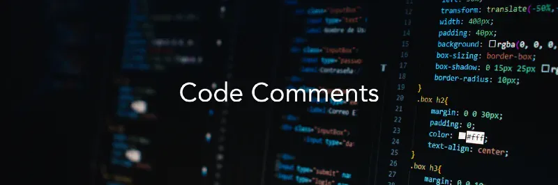 How to write code comments like a pro