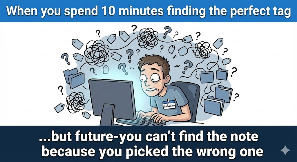 The Tag System That Finally Made Sense for Me - From Perfectionism Paralysis to Discovery Freedom