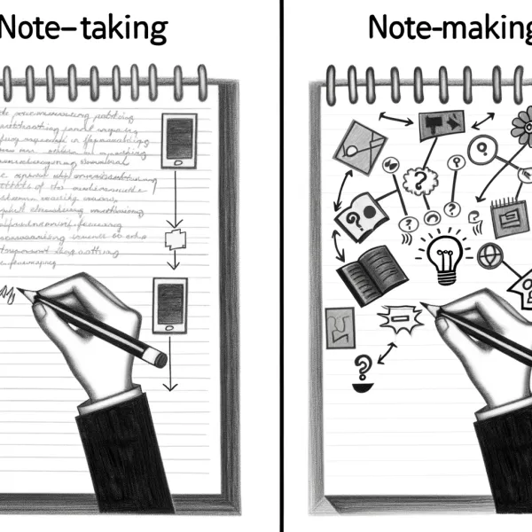 Note-taking vs Note-making
