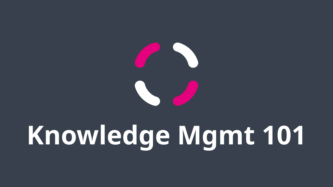 Free Knowledge Management Workshop