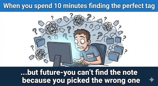 The Tag System That Finally Made Sense for Me - From Perfectionism Paralysis to Discovery Freedom